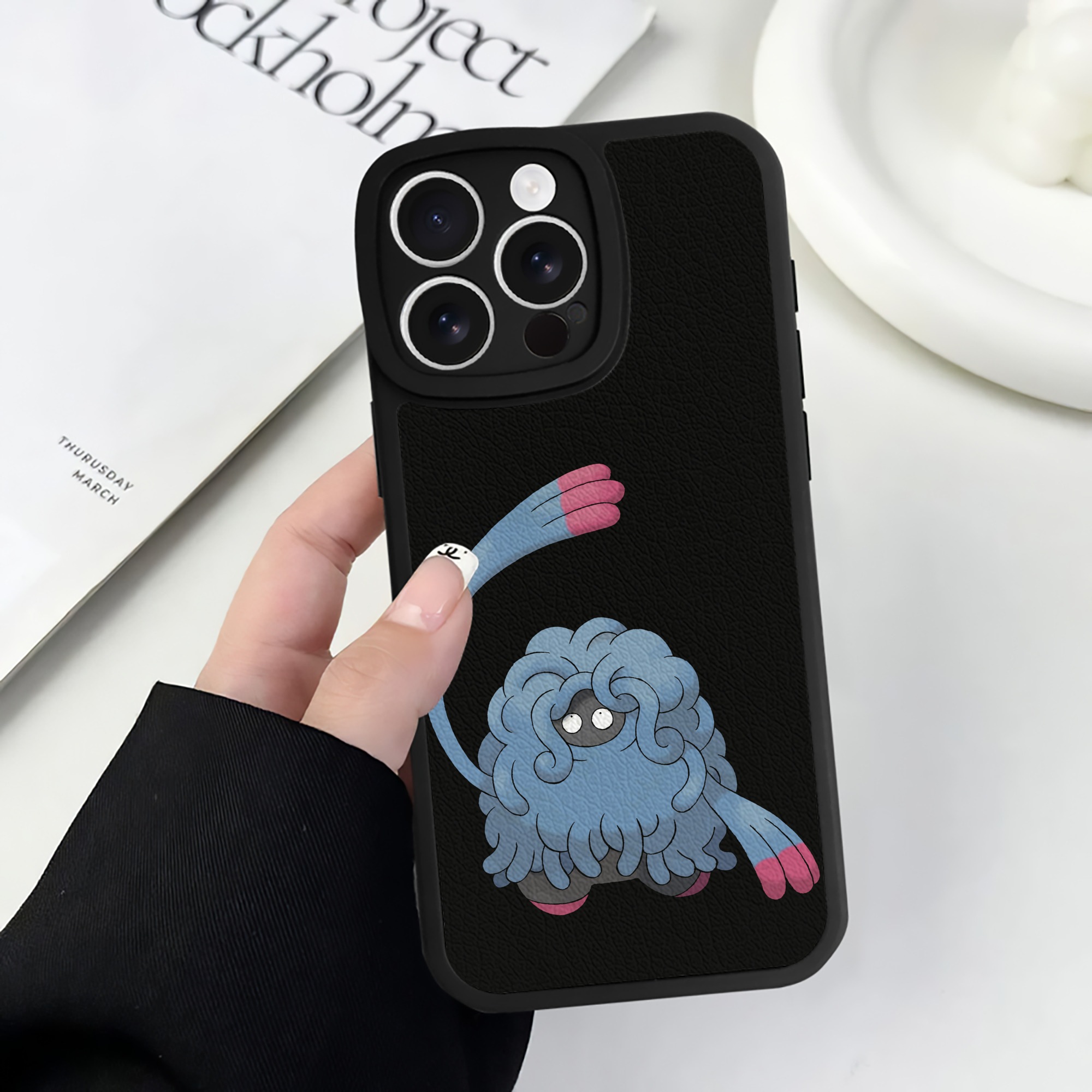 （画像用） ポケットモンスター Pokémon 【iPhone 16シリーズ対応】シリコンスマホケース（レザー調） 材質：シリコン